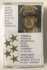 General Douglas MacArthur Duty Honor Country Audio Cassette Tape picture