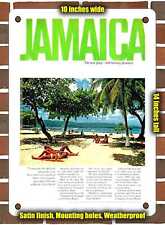 METAL SIGN - 1971 Jamaica the Near Place with Faraway Pleasures - 10x14 Inches picture