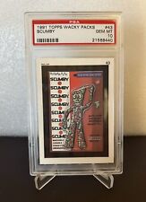PSA 10 Scumby 1991 Topps Wacky Pack Packages #43 GEM MINT (Gumby) Card picture