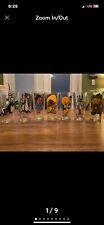 1973 Warner Brothers Pepsi Looney Tunes Cartoon Collectors Glasses Lot of 8 picture