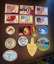Lot Of Vintage Boy Scout Patches from  1970's -  picture