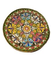 Vintage Mid Century Moroccan Decorative Hand Made Hanging plate picture