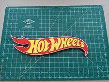 Hot Wheels modern 3D printed logo sign fan art display 3-color shelf desk wall picture