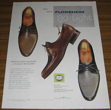 1958 Vintage Ad Florsheim So Light Mens Shoes Bi-Colors Chicago,IL picture