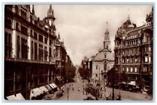 c1920's Apponyi Square Kossuth Lajos Street Budapest Hungary RPPC Photo Postcard picture