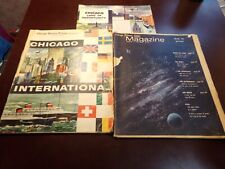 Vintage (1957. 1959, 1965) Chicago Sunday Tribune Magazines (3)+ Map of Moon. picture