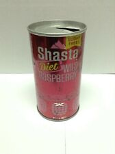 VINTAGE Shasta Diet Wild Raspberry Pull Tab Steel SODA CAN picture