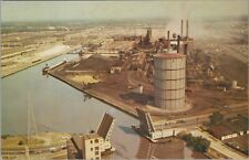 Rouge Plant Ford Motor Dearborn Michigan Aerial View c1950s postcard D249 picture