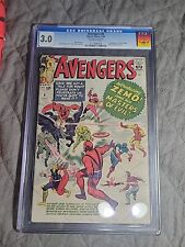 Avengers 6 CGC 3.0 1964 1st Baron Zemo First Stan Lee Kirby Older Style Case picture