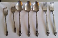 Stanley Roberts Japan Vintage MCM  Stainless Flatware 7 piece picture