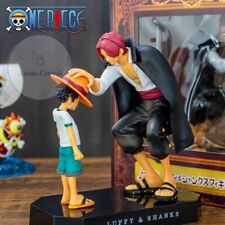 New 18cm One Piece Anime Figure Straw Hat Shanks & Luffy Dynamic Duo Collectible picture