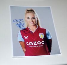 Alisha Lehmann Aston Villa, Original Signed Photo 7 7/8x10 5/8in (XL) picture