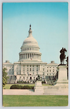 Washington DC US Capitol Building Chrome Postcard picture