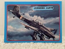 1988 Bob Hill Classic Aircraft Collector Card Junkers Ju87B #45 picture