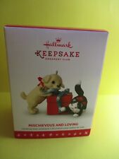 2016 Hallmark Mischievous and Loving Puppy Kitten Member Exclusive New but SDB picture