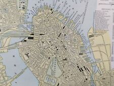 Vintage 1887 BOSTON MASSACHUSETTS Map 11