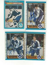  1989-90 O-Pee-Chee #103 Tom Fergus Signed Card Toronto picture