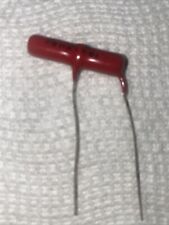 3 x Vintage LEMCO Red Capacitors 75 PFD 5% 12 KVT New / Old Stock picture