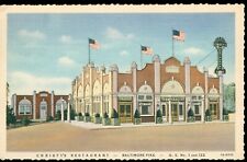 CHRISTY'S RESTAURANT - Baltimore Pike PA- 1935 Card picture