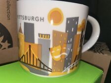NEW 2017 Starbucks Pittsburg You Are Here Series Collector Coffee Mug Cup 14 Oz picture