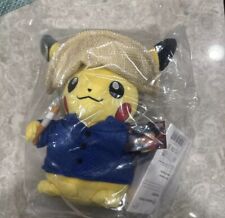 Pikachu Van Gogh Museum X Pokemon Center Plush 7in. Limited Edition Sealed picture