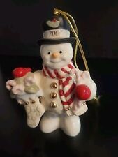 Lenox 2007 SNOWY TREATS Snowman Ornament  picture