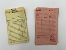 Vintage Snap On And Matco Customer Sales Receipts  picture