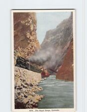 Postcard Hanging Bridge in the Royal Gorge Colorado USA picture