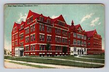 Cleveland OH-Ohio, East High School, Antique, Vintage Souvenir Postcard picture
