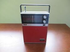 Vintage RCA Transistor AM Radio Model Portable -Black/Red -TESTED picture
