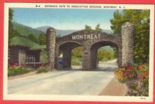 Postcard NC North Carolina Montreat Entrance Gate To Association Grounds picture