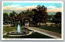 View at Entrance. Watkins Glen, NY Postcard picture