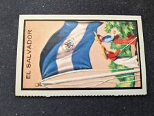 1963 Topps Flags Midgee Card # 26 El Salvador (EX) picture