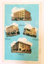 Stage Terminal Hotels Salem Medford Eugene Roseburg Oregon Autos Postcard picture