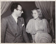 1935 Press Photo Gertrude Michael, Director Rouben Mamoulian at Cafe Trocadero picture