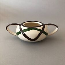 Vintage Vernonware BEL-AIR pattern SUGAR Bowl without Lid, Hand-Painted Green & picture