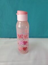 Tupperware Eco Water Bottle Pink Hearts 25 Oz 750 ml New picture