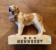 Vintage Hennessy Saint Bernard Dog Bar Display Collectible picture