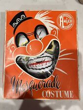 Antique Superb Halco Brand Peter Rabbit Halloween Costume & Box USA Rare Clowns picture