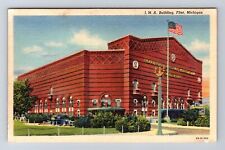 Flint MI-Michigan, IMA Building, Antique, Vintage Souvenir Postcard picture