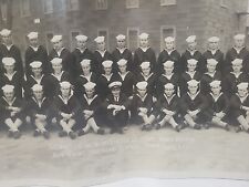 WWII 1943 SAILORS PANORAMIC PHOTO GREAT LAKES Training Center Illinois US NAVY picture