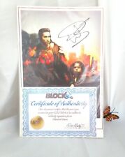 Nerd Block Sealed Warwick Davis & Val Kilmer Autographed Poster Card 7 X 12  picture
