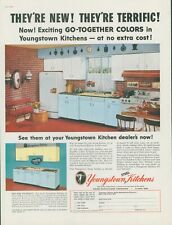 1955 Youngstown Kitchens Iron Decor Polka Dot Curtains Vintage Print Ad LHJ4 picture