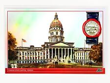 Kansas State Capitol, Topeka 1906 Lithograph Postcard - HOLOGRAPHIC SILVER picture