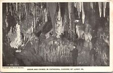 Ocean Chimes Cathedral Caverns Luray VA Virginia Antique Postcard DB UNP Unused picture