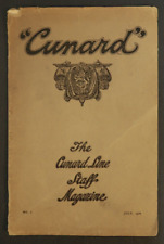 The Cunard Line Staff Magazine July 1918 No. 7 Book Liverpool Mr T Ashley Sparks picture