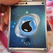 Pokemon TCG S&V 151 Holo Water Energy HD Swirl Galaxy Cosmo Foil picture