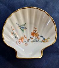 Limoges Castel France Scalloped Shell Trinket Bird Dish picture