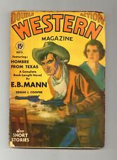 Double-Action Western Magazine Pulp Nov 1934 Vol. 1 #2 VG picture