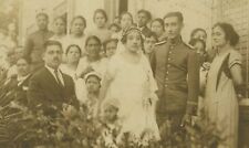 1927 La Union El Salvador Wedding Photo RPPC A1 picture